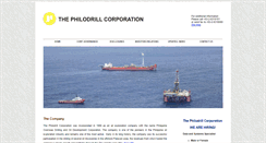Desktop Screenshot of philodrill.com