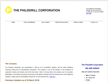Tablet Screenshot of philodrill.com